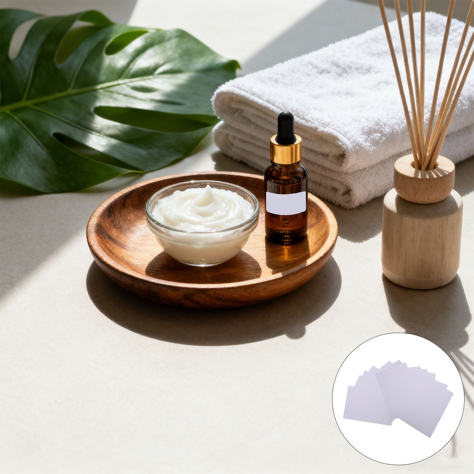 Essential Oils - 600Pcs Printable Label Stickers Blank Rectangle