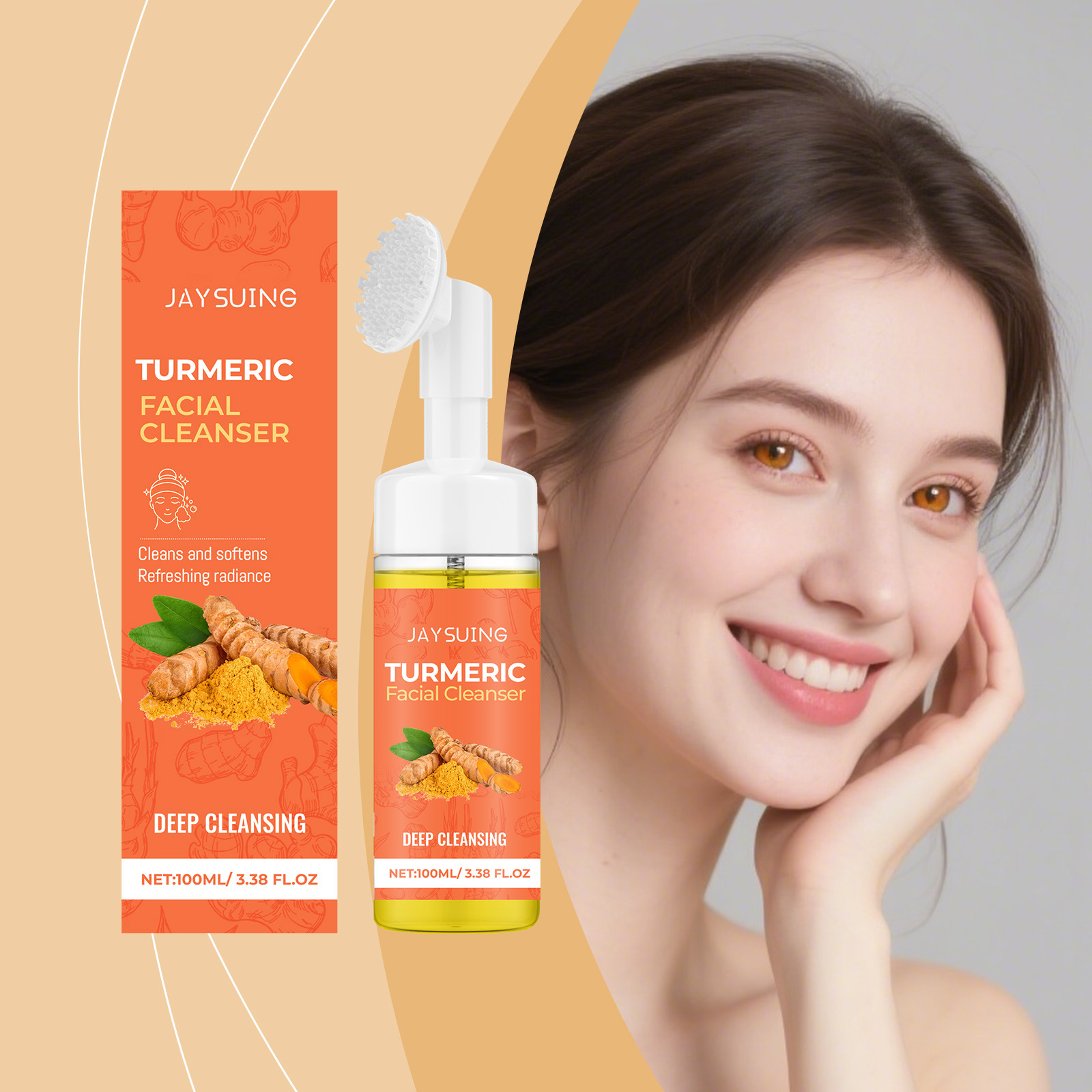 Turmeric - Turmeric Cleansing Mousse Deep Cleaning Prevent
