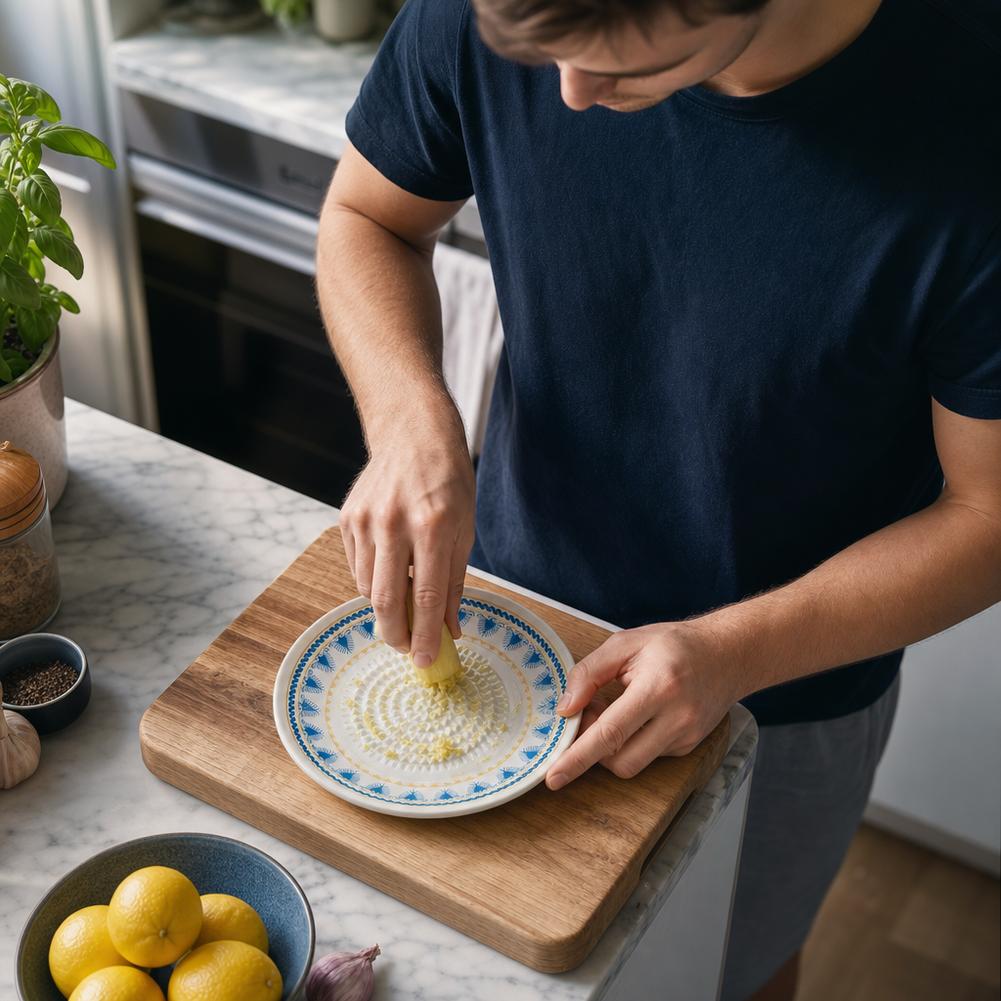 Garlic Grater Plate Ceramic Gi - đánh giá và giá Turmeric