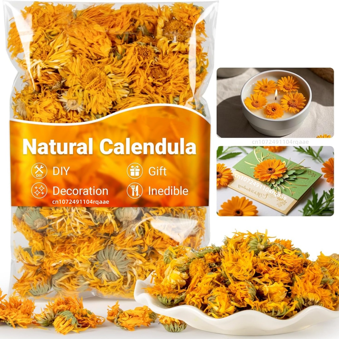 Natural Dried Marigold Flowers - đánh giá và giá Chamomile Tea
