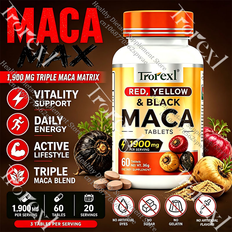 Natural Maca Root Tablets-Supp - đánh giá và giá Ginger Tea