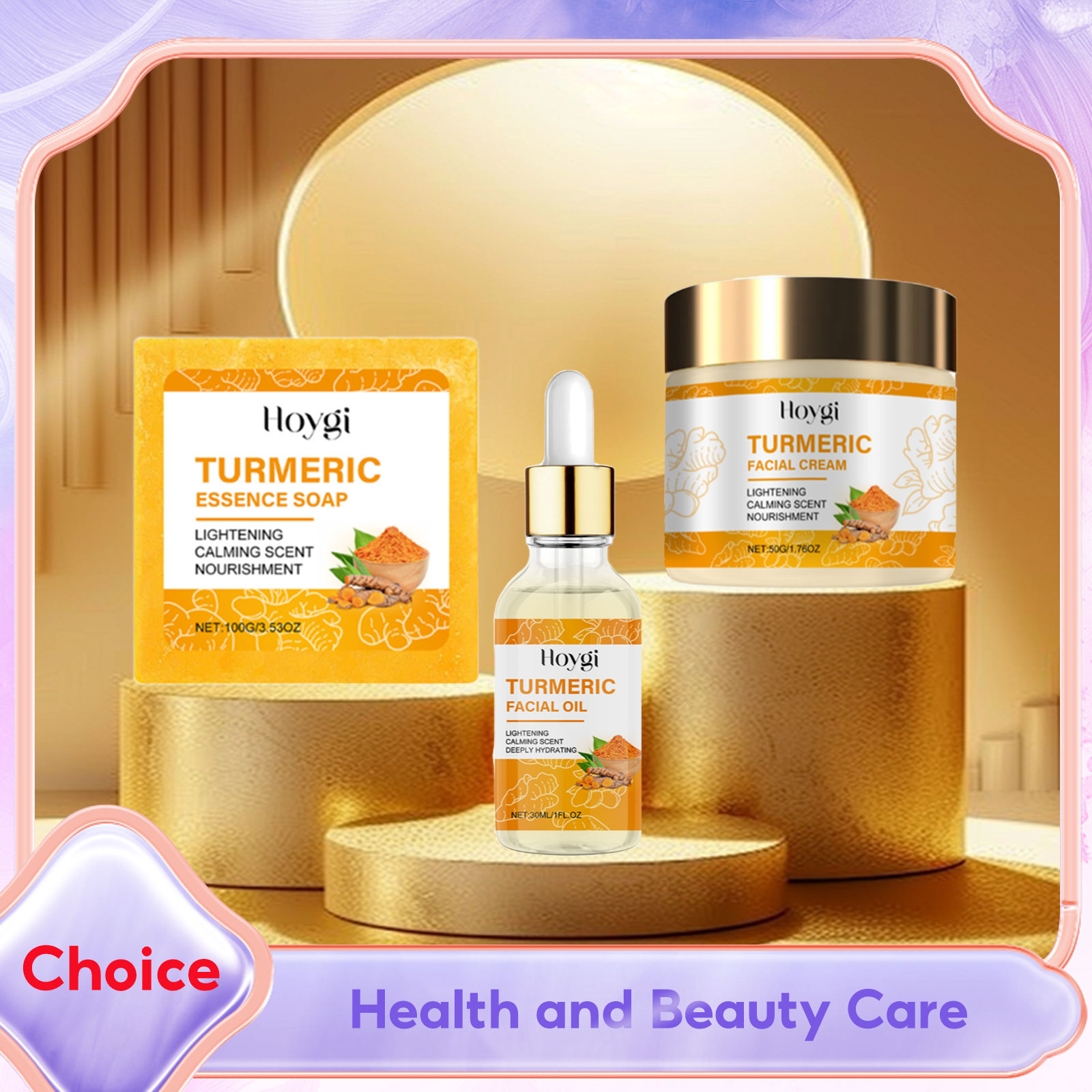 Turmeric Skincare Set Body Soa - đánh giá và giá Turmeric