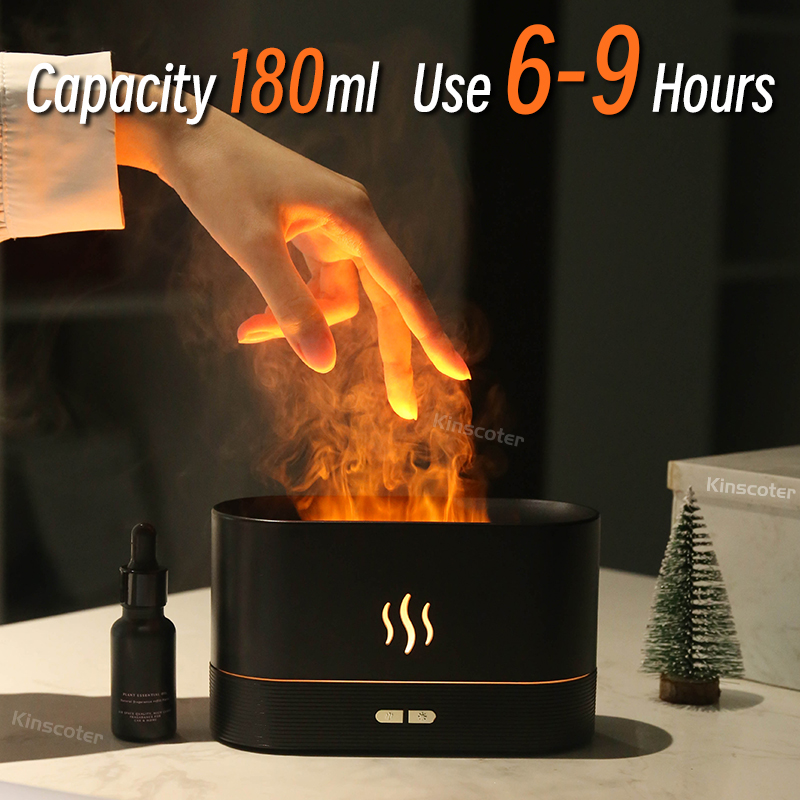 USB Desktop Flame Aroma Diffus - đánh giá và giá Lavender Oil