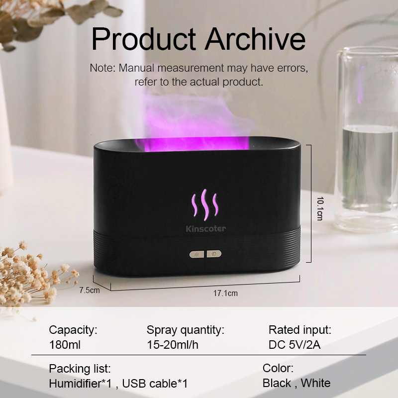 USB Desktop Flame Aroma Diffus - đánh giá và giá Lavender Oil