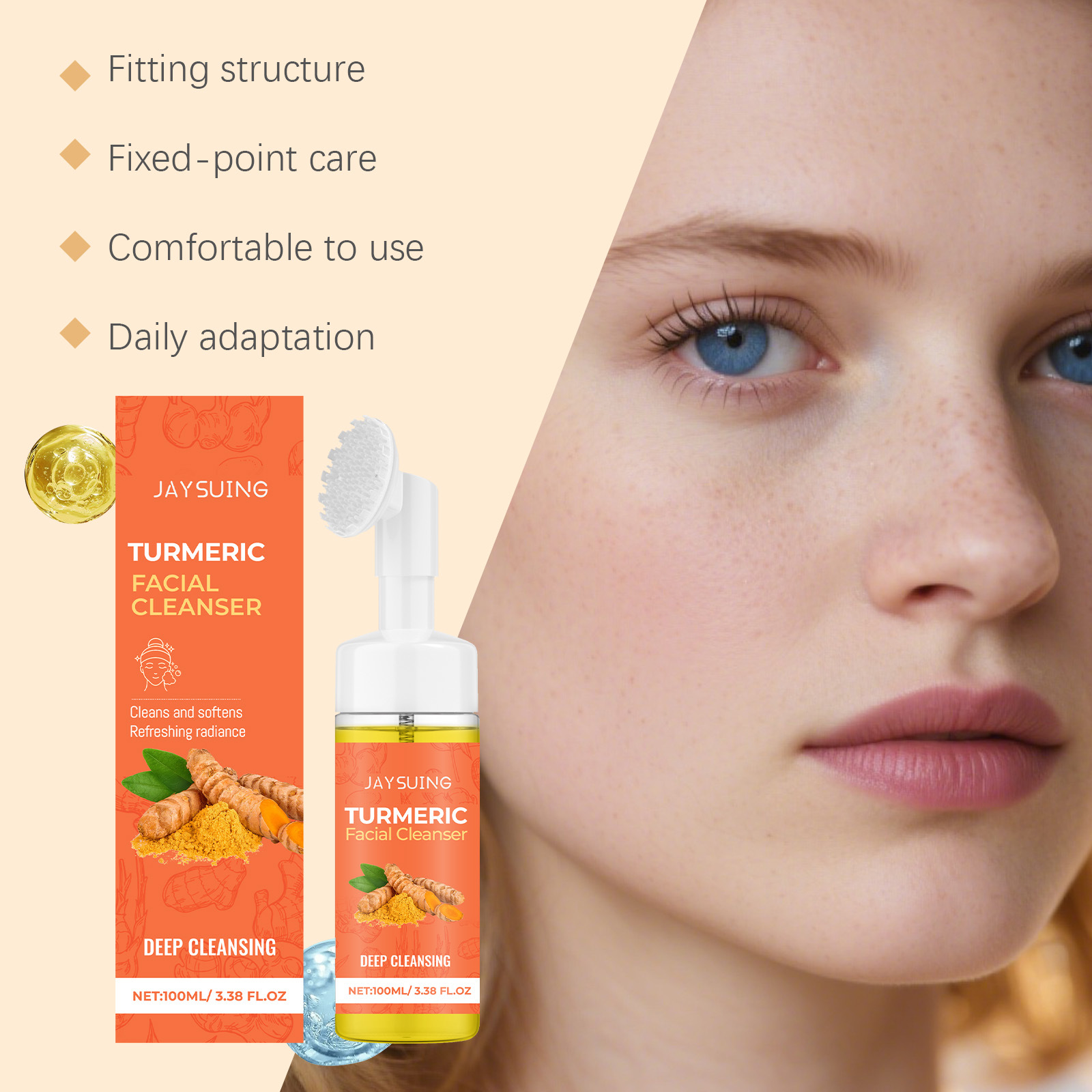 Turmeric Cleansing Mousse Deep - đánh giá và giá Turmeric